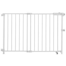 Vevor 197988509585 Baby Gate 29.5-43 Inches Adjustable Width 28 High Dog White