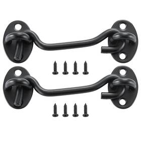 Vevor 197988652540 Hook And Eye Gate Latch 2 Pack Barn Door With Mounting Screws