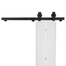 Vevor 197988670155 Bi-folding Sliding Barn Door Hardware Track Kit 36 Inch For Two 16 Doors