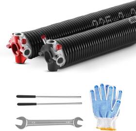 225-2-24 Vevor Garage Door Torsion Springs Pair Of 0.225 X 2 24 In 16000 Cycles