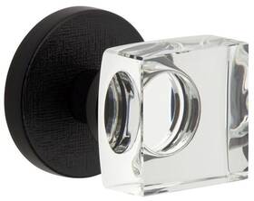 620110 Viaggio Clomlnqdc Psg 238 Motivo Solid Brass Passage Door Knob - Black 620110 Viaggio Clomlnqdc Psg 238 Motivo Solid Brass Passage Door Knob - Black