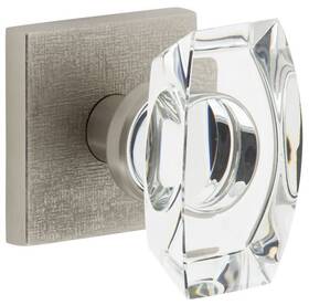 620187 Viaggio Qadmlnsta Psg 238 Motivo Solid Brass Passage Door Knob - Nickel
