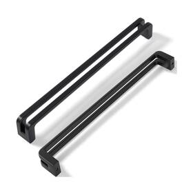 7600-b-256 Vicycmc Matte Black Zinc Alloy Cabinet Pulls 10 Inch 256mm H