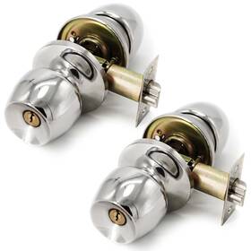 Ck001nb Villar Home Designs 2 Pack Door Knob Versa Keyed