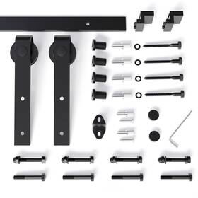 Ymxt-bg01 Villar Home Designs Stainless Steel Black Sliding Barn Door Kit