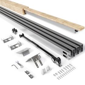Ymxt-xc41 Villar Home Designs Heavy Duty Sliding Pocket Door Hardware Kit With Soft Close