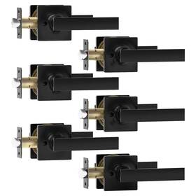 A00324006 Voraus Passage Door Knob Black Knobs Interior Keyless Entry Lock With Hand