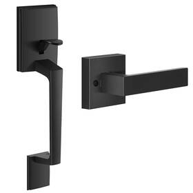 Voxmude 726870324915 Front Door Handle Single Cylinder Exterior Entry With Lever