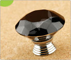 W2758093131728 Unbranded Black Diamond Crystal Glass Clear Kitchen Door 758093131728