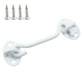 Waz20240909012 Waziaqoc 4 Inch Hook And Eye Latch Stainless Steel Heavy Duty Barn Door Lock