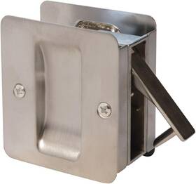 9w10310-010 Weiser Pocketdoor Privacy Lock For Bedroom/bathroom Satin Nickel