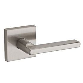 Weiser By Kwikset Halifax Lever Square Rose Privacy Function Polished Chrome