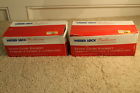 20010306 Weiser Keyed Brass Alike Entry Knobset 2 Nos Two Polished 4 Genuine Keys