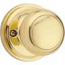 Ga12 Weiser Polished Brass Troy Dummy Door Knob T3 Ms