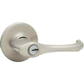Ai15smt Weiser Satin Nickel Alfini Entry Door Lever With Smartkey Glc535