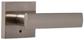 007103n3nfr20 Weslock 7103-square-utica-privacy Utica Privacy Door Lever Set - Nickel