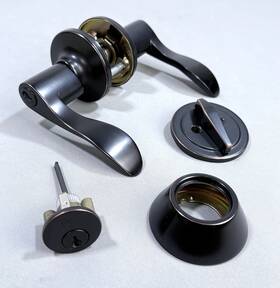 02271x1x1fr22 Weslock New Haven Keyed Entry Lever Set / Deadbolt Combo -orbronze