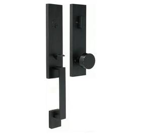 02870-242sl2d Weslock Leighton Entry Handle Matte Black