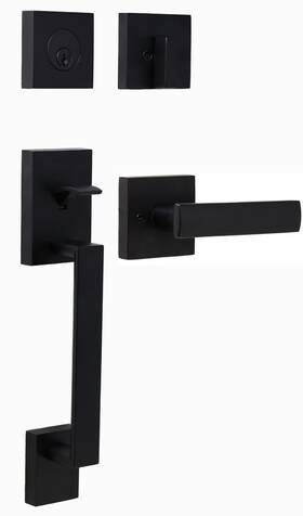 02880-232fr2d Weslock 2880-brookside-utica-entry Brookside Single Cylinder - Black