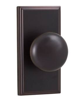 03710i1i1sl20 Weslock Impresa Passage Door Knob Oil-rubbed Bronze