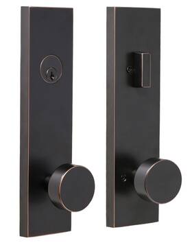 066214141sl2d Weslock 66214 Addy Single Cylinder Deadbolt Passage Lock - Bronze
