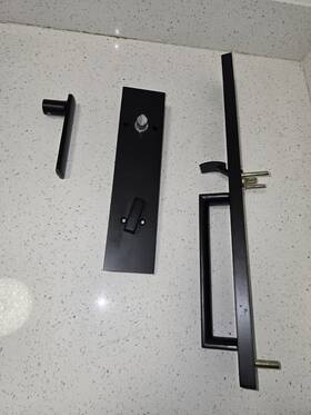 06681-1-002d Weslock Westlock Front Door 1 Exterior And Interior Handle Lock Set Oil Rubbed Bronze
