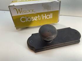 07205f1-0020 Weslock Hall/closet Dummy Lock-molten Bronze Series Oil Rubbed