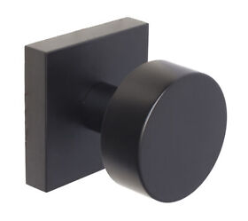 007004242fr20 Weslock 7004 Sleek Round Mesa Passage Knob Set Black