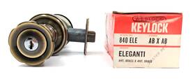 840-ele Weslock Nos Vintage 1970 S Eleganti Traditionale Collection Keyed Entry Lockset