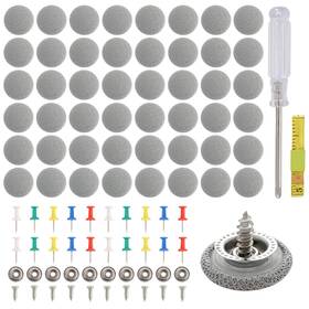 Ms-0829-01 Weyleity 60pcs Car Roof Headliner Repair Button Rivets Auto Snap Rive