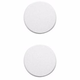 11b-024 Wideskall A0 White Round Door Knob Wall Shield Self Adhesive Protector 3 Inch In