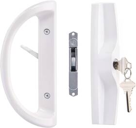 Wintek 313101951936 Sliding Patio Door Handle Set With Key Cylinder And Mortise Lock Full Replaceme