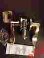 Wl2230lhpb Copper Creek Waverly Privacy Door Lever Polished Brass