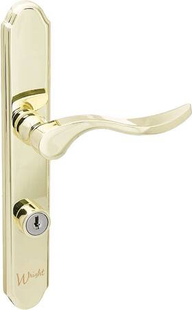 Wright Products 038462250435 Serenade Mortise Keyed Lever Mount Latch With Deadbolt For Screen And Storm