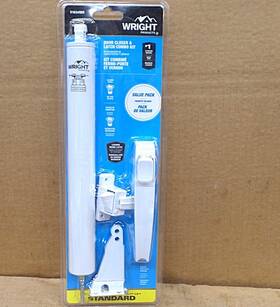 V1034wh Wright Products Pneumatic Closer And Latch Kit Storm Screen Door White