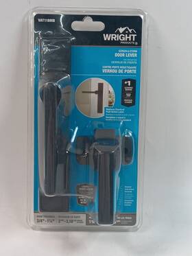 Vat118mb Wright Products Screen And Storm Door Lever Latch 3/4 Inch -1 1/4 Black New