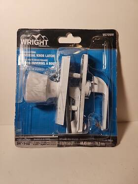 V670wh Wright Screen And Storm Door Handle Knob Latch Metal White Universal