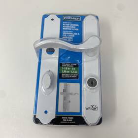 Vmt115wh Wright Serenade Mortise Keyed Lever Mount Latch With Deadbolt White
