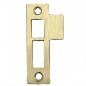312ab Wxwbgh 3-1/2 Inch Solid Brass Mortise Door Strike Plate Replacement Lat