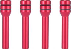 A21062100ux0015 X Autohaux 4 Pcs Aluminum Alloy Interior Door Lock Knob Pull Pins For Auto Red