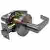 Y3s5cz-238 Arctek 2-3 8 In Satin Chrome Cylindrical Calypso Storeroom Lever With Latch 050134125094