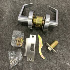 4603ln Yale Au 626 Deadbolt Cylindrical Lever Door Knob Satin Chrome