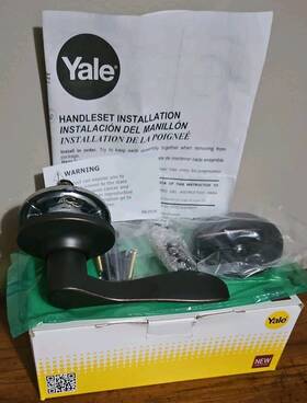 81038k Yale Yr620 Nl 10bp Int Pk Sgl Lh New Traditions Oil Rubbed Bronze Lever Handle