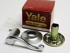 81sl-dummy Yale 81sl Door Dkb Dummy Lever Knob Chrome Savannah Satin Lh Hs455327 2