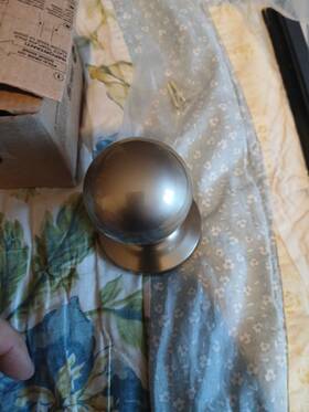 Ca5031 Yale Yh Collection Bridgeport Knob In Satin Nick-dummy