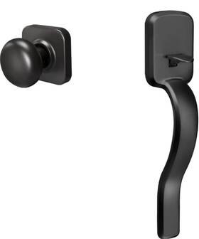 D7806s36s01 Yale Passage Ridgefield Handle Set Black Suede