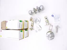 Yr827 Yale 4 Pack Single Cylinder Keyed Entry Door Knob Set With Deadbolt Combo