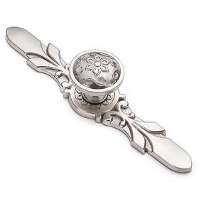 Ycsj L39 10 Pack Kitchen Cabinet Knobs - 5.8inch Brushed Nickel With Plates Cab
