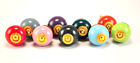Yellow Cupboard 9 Knobs Set Colorful Pink Cabinet Dr Green Blue Red Ceramic