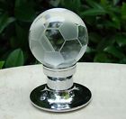 3616cpa York Ball Football Doorknob Soccer Krystal Touch Set Chrome
